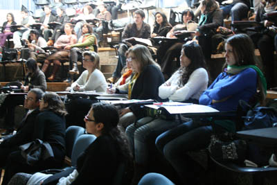 Jornada de Violencia Intrafamialiar en la Universidad Academia de Humanismo Cristiano